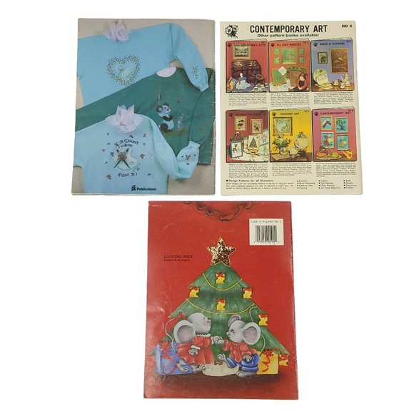 Crafting Books Lot Of 5 Embossing Painting Fabric Stitchery Tole Canvas Applique - Picture 8 of 11